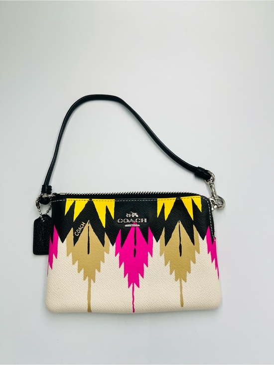 Coach Handbags - Coach Hawk Feather Wristlet